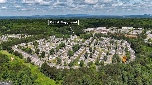 556 Poplar Bnd, Canton, GA 30114 - bird's eye view of a forest