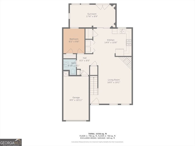 556 Poplar Bnd, Canton, GA 30114 - floor plan / room layout