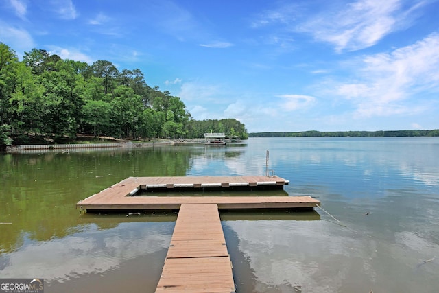 121 Hidden Springs Dr, Lagrange, GA 30240 - dock area featuring a water view