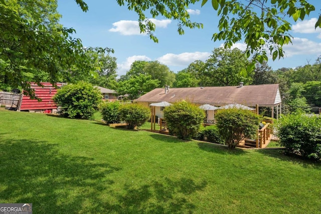 view of yard
