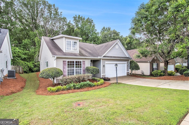 712 Brambling Way, Stockbridge, GA 30281 - view of front facade with an attached garage, driveway, and a front yard