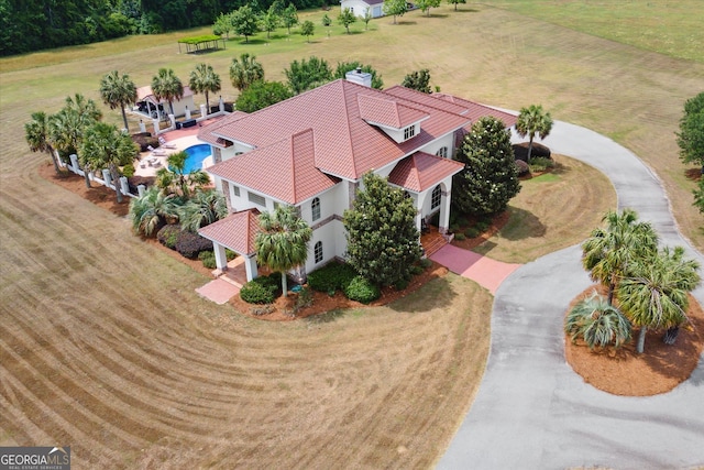 19410 Ga Highway 169, Claxton, GA 30417 - aerial view of property and surrounding area with a pool