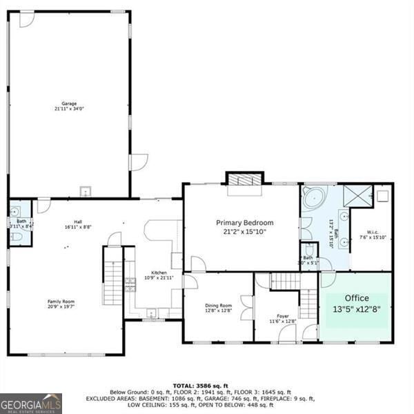 465 Willowbrook Dr, Smyrna, GA 30082 - floor plan / room layout