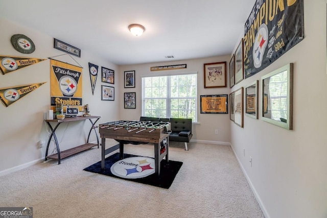 110 Bluegrass Cir, Guyton, GA 31312 - game room with carpet and baseboards