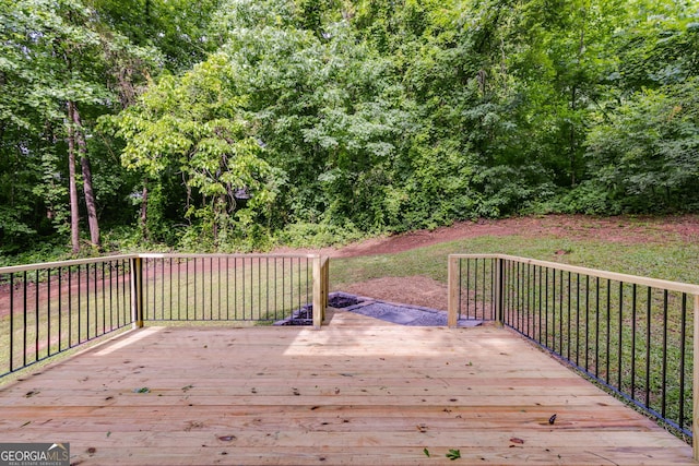 130 Opal Ln, Carrollton, GA 30116 - view of wooden terrace