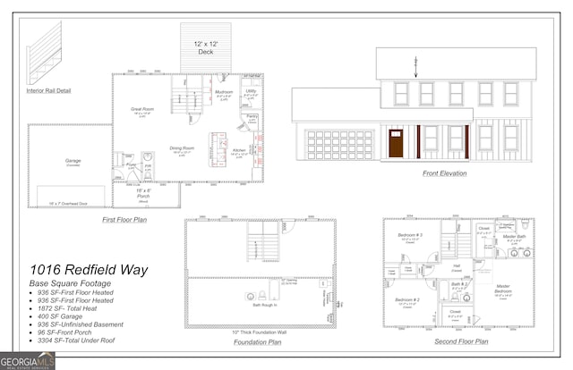 1016 Redfield Way, Jasper, GA 30143 - room layout