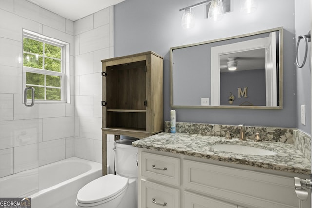 106 Chase Ln, Forsyth, GA 31029 - bathroom featuring vanity and  shower combination
