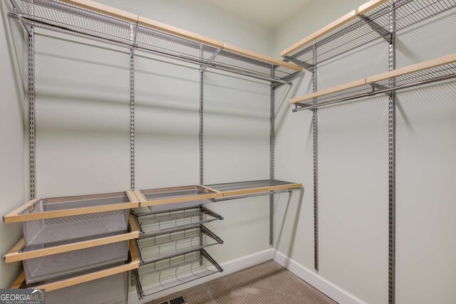 210 Wentworth Ter, Alpharetta, GA 30022 - walk in closet featuring carpet