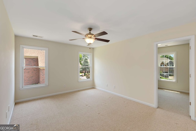 210 Wentworth Ter, Alpharetta, GA 30022 - carpeted spare room featuring ceiling fan, healthy amount of natural light, and baseboards