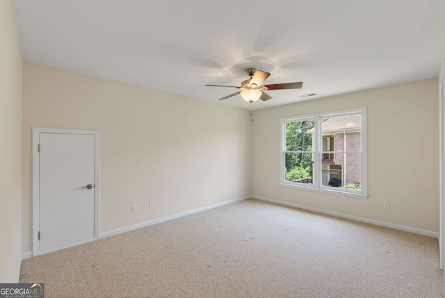 210 Wentworth Ter, Alpharetta, GA 30022 - carpeted spare room with a ceiling fan and baseboards