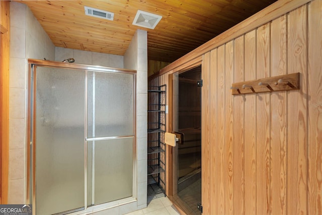 210 Wentworth Ter, Alpharetta, GA 30022 - full bathroom with a shower stall and tile patterned floors