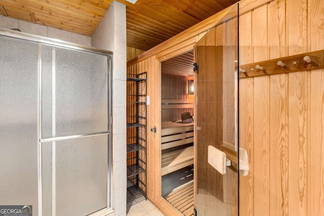 210 Wentworth Ter, Alpharetta, GA 30022 - sauna featuring tile patterned floors
