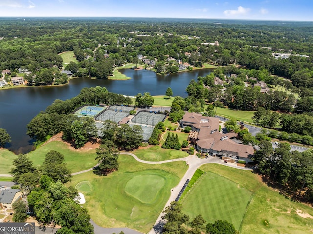 210 Wentworth Ter, Alpharetta, GA 30022 - bird's eye view of a nearby body of water and a golf club