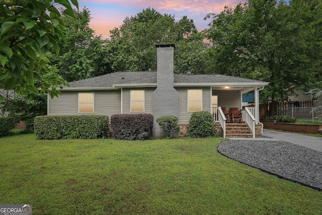 1605 Wellswood Dr SE, Atlanta, GA 30315 - single story home with a chimney and a shingled roof