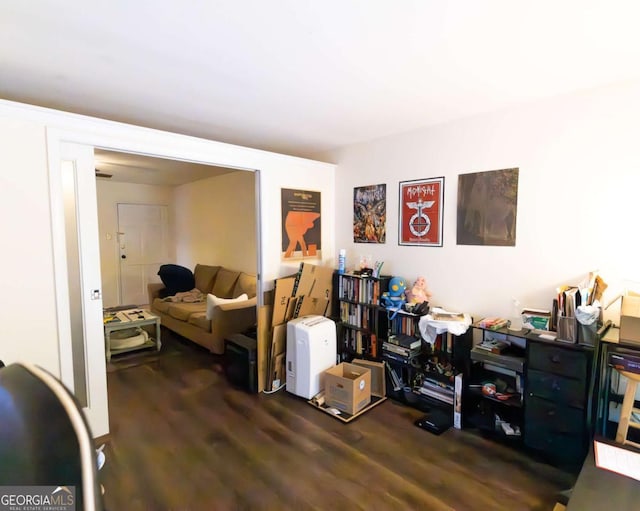 living room featuring wood finished floors