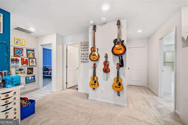 179 Leyland Xing, Dallas, GA 30132 - recreation room featuring carpet, baseboards, and recessed lighting