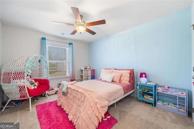 179 Leyland Xing, Dallas, GA 30132 - bedroom featuring carpet floors and ceiling fan
