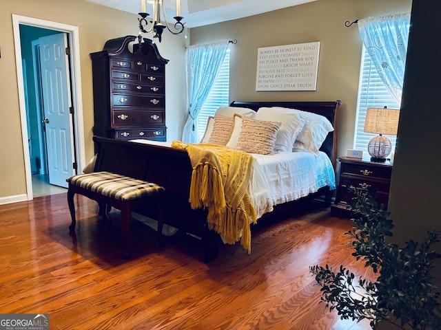 486 Village Cir, Stockbridge, GA 30281 - bedroom with wood finished floors and baseboards