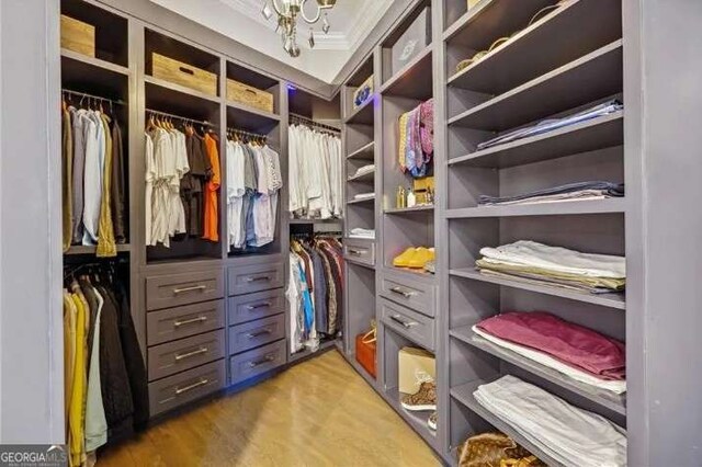 2242 Shoal Creek Rd, Buford, GA 30518 - spacious closet with light wood-style floors