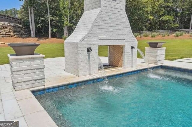 2242 Shoal Creek Rd, Buford, GA 30518 - swimming pool with a patio