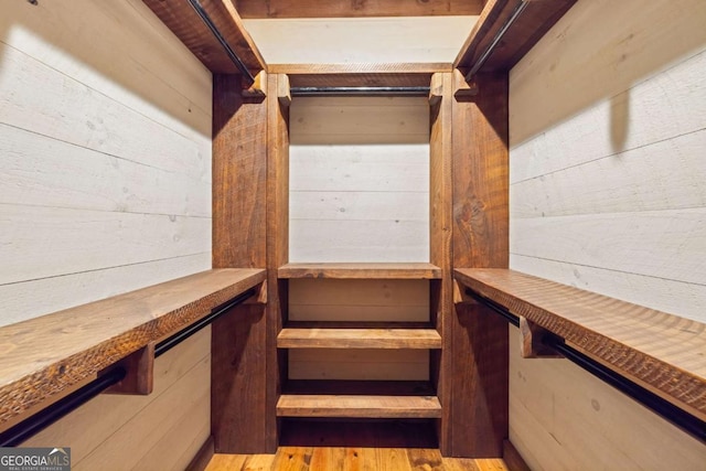 885 Tower Rd, Mineral Bluff, GA 30559 - spacious closet featuring wood finished floors