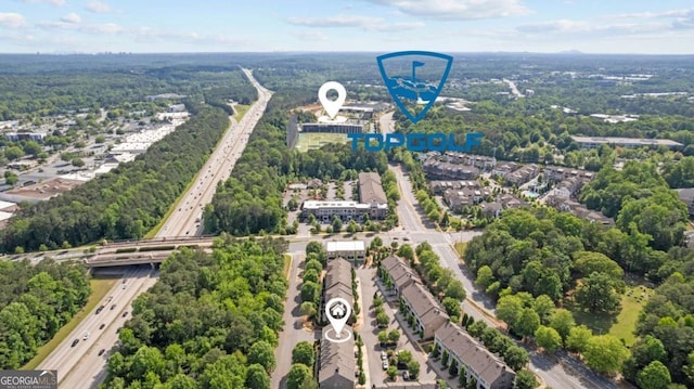 1914 Forte Ln, Alpharetta, GA 30009 - bird's eye view of a major roadway