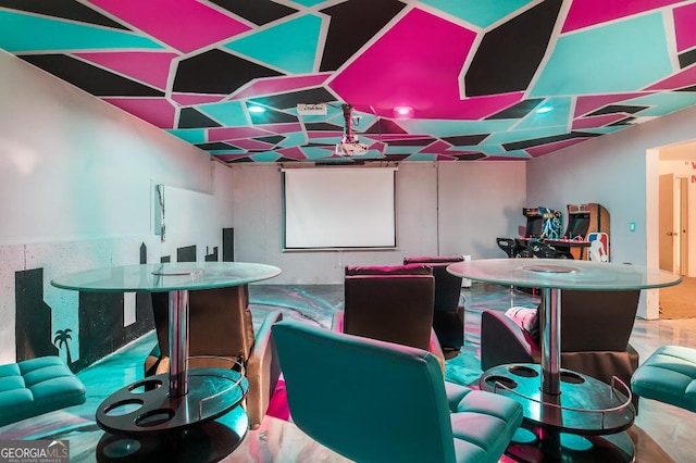 view of home theater