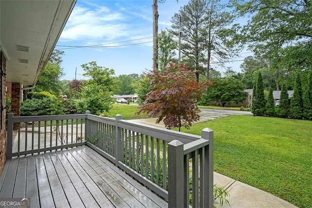890 Oriole Ln, Marietta, GA 30067 - deck with a yard
