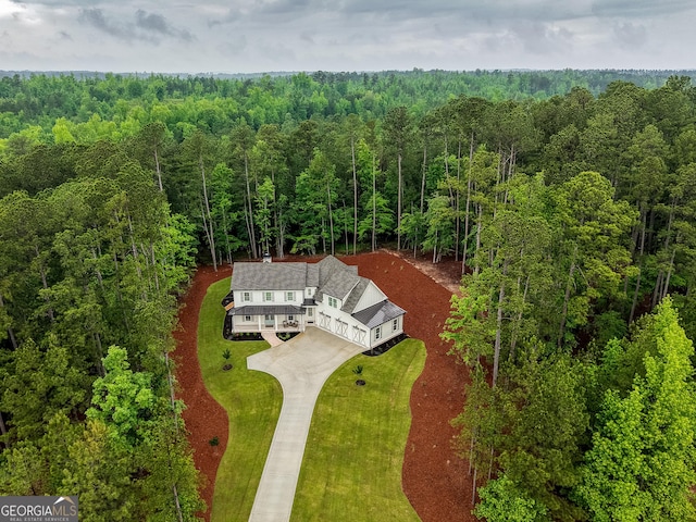 1050 Forrest Highlands, Greensboro, GA 30642 - view from above of property with a forest