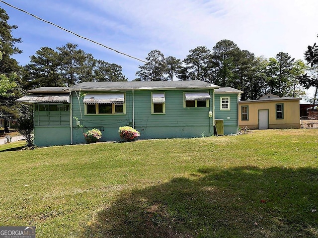 6296 Longino Dr, Union City, GA 30291 - view of front of property with a front yard