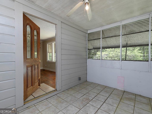 6296 Longino Dr, Union City, GA 30291 - unfurnished room featuring a ceiling fan and light tile patterned floors