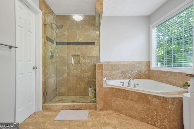 4125 Fallbrook Dr, Duluth, GA 30096 - full bath featuring a garden tub and a stall shower