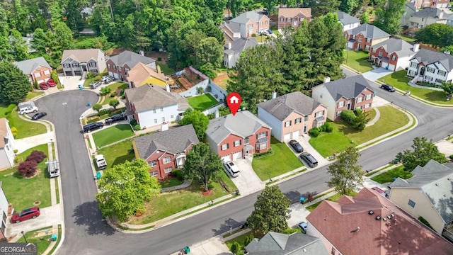 4125 Fallbrook Dr, Duluth, GA 30096 - aerial perspective of suburban area