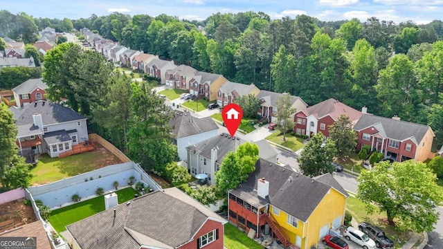 4125 Fallbrook Dr, Duluth, GA 30096 - aerial perspective of suburban area