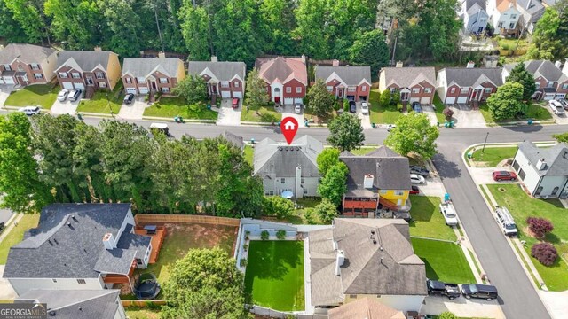 4125 Fallbrook Dr, Duluth, GA 30096 - aerial perspective of suburban area