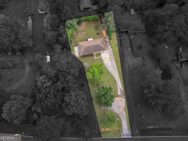 2609 Lake Harbin Rd, Morrow, GA 30260 - aerial overview of property's location with property boundaries highlighted