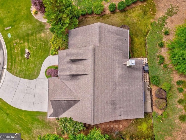 aerial view of property and surrounding area