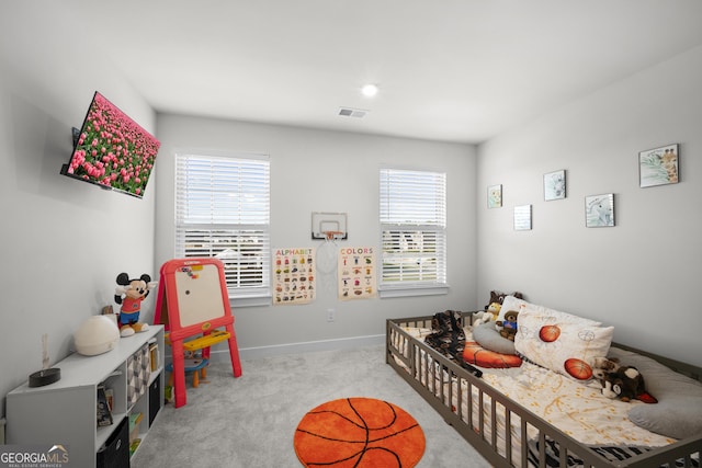 838 Maduro Way, Mcdonough, GA 30253 - carpeted bedroom with multiple windows and baseboards