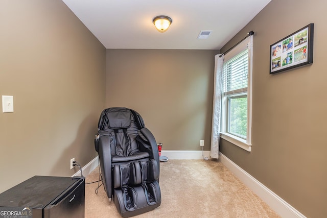 139 Village Park Dr, Newnan, GA 30265 - living area featuring carpet and baseboards