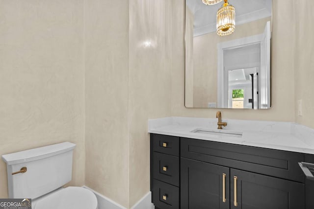400 Auburn Rd, Auburn, GA 30011 - bathroom with toilet and vanity