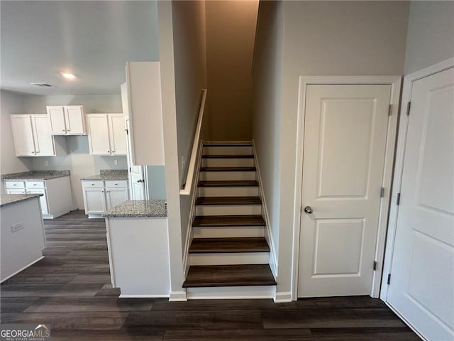 8668 Webb Rd Unit 6, Riverdale, GA 30274 - stairway featuring wood finished floors, baseboards, and recessed lighting