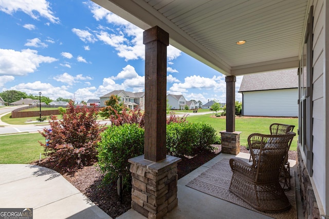 295 Graceton Farms Dr, Senoia, GA 30276 - view of patio / terrace with a residential view