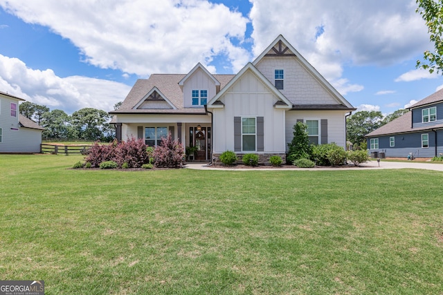 295 Graceton Farms Dr, Senoia, GA 30276 - craftsman-style home with board and batten siding