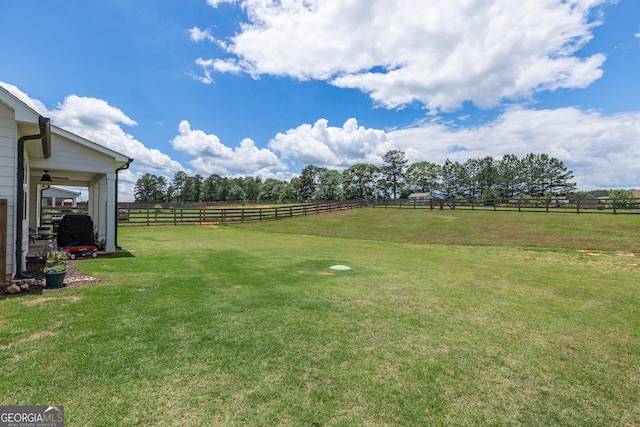 295 Graceton Farms Dr, Senoia, GA 30276 - view of yard featuring a view of rural / pastoral area