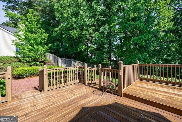 3350 Serenade Ct, Alpharetta, GA 30004 - wooden deck featuring fence