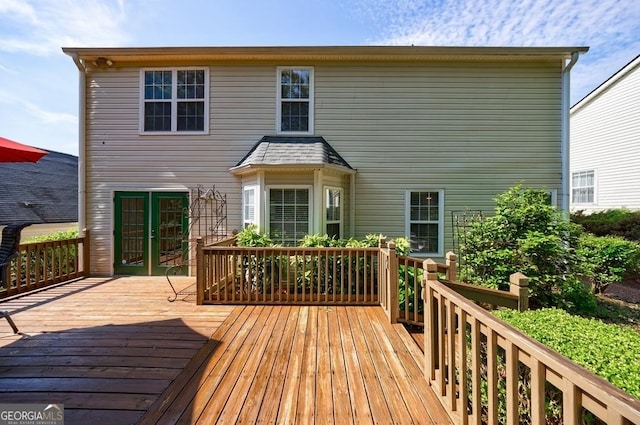 3350 Serenade Ct, Alpharetta, GA 30004 - view of wooden deck
