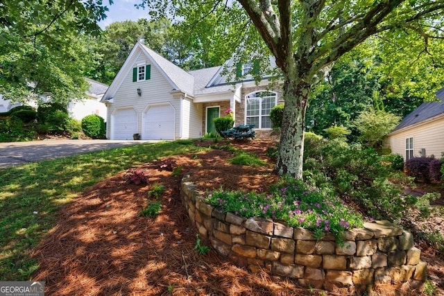 3350 Serenade Ct, Alpharetta, GA 30004 - view of front facade featuring asphalt driveway and a garage