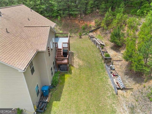 view of subject property