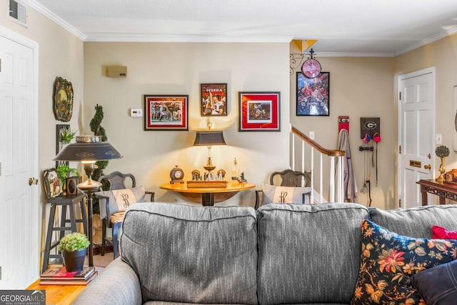 7 Stratford Dr, Athens, GA 30605 - living room with crown molding