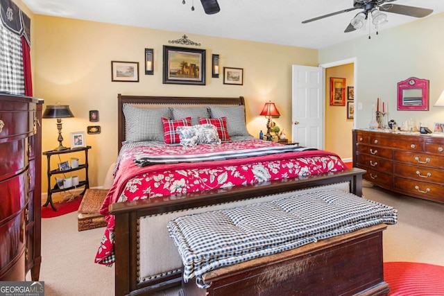 7 Stratford Dr, Athens, GA 30605 - carpeted bedroom with a ceiling fan